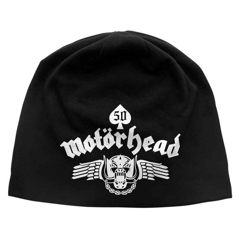 Beanie  van Motörhead - Skull Wing zwart