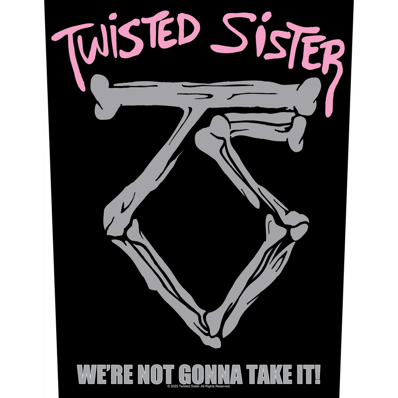 Twisted Sister  Back Patch - We're Not Gonna Take It - multicolour