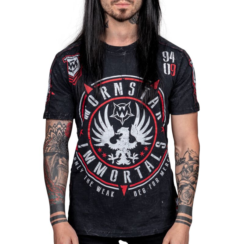 T-Shirt - Immortals Eagle Tee - S bis 3XL - für Männer - Größe 3XL - schwarz - Männer - male
