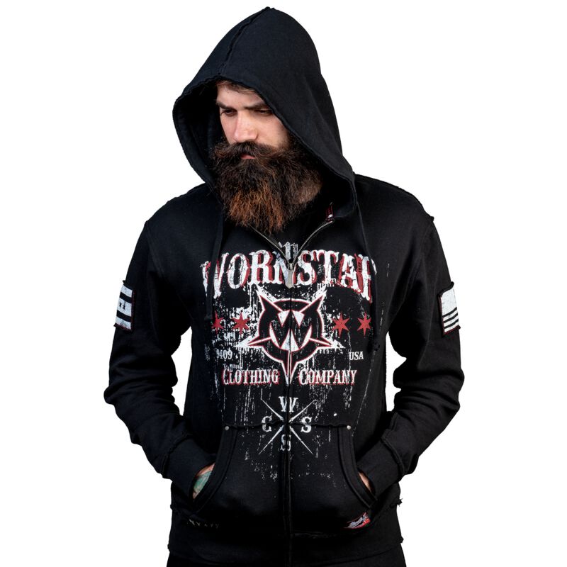 Death Mechanic Hoodie Wornstar - Kapuzenjacke -