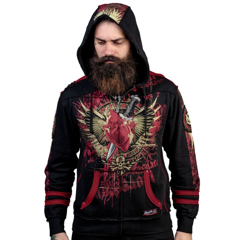 Revenge Hoodie Wornstar - Kapuzenjacke -