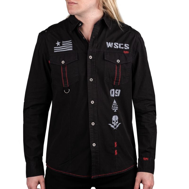 Levně Wornstar Battalion Hemd Košile černá
