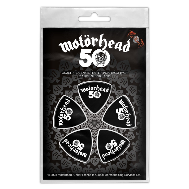 Motörhead  Plectra Set - 50th - multicolour