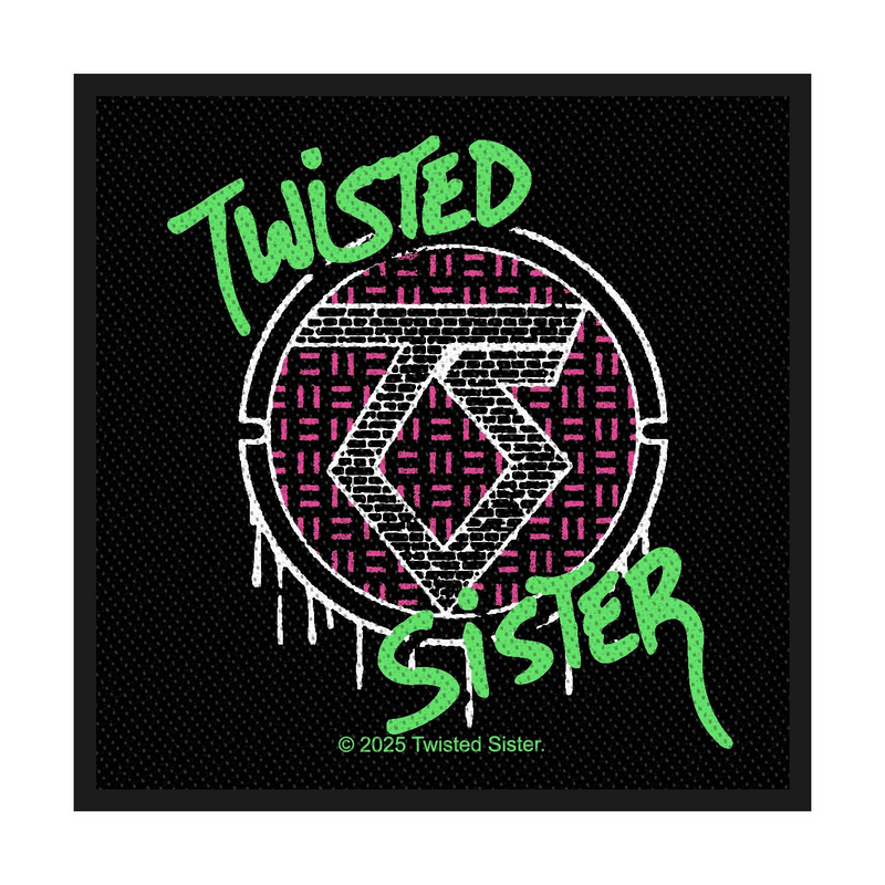 Twisted Sister  Patch - Spray Logo - multicolour