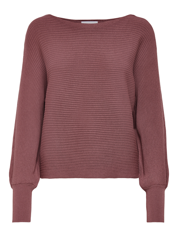Only  Knit jumper - ONLADALINE LIFE L/S SHORT JUMPER KNT NOOS - for Women - Rose