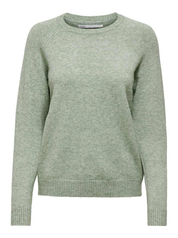 Only  Knit jumper - ONLLESLY KINGS LIFE L/S KNT NOOS - for Women - green