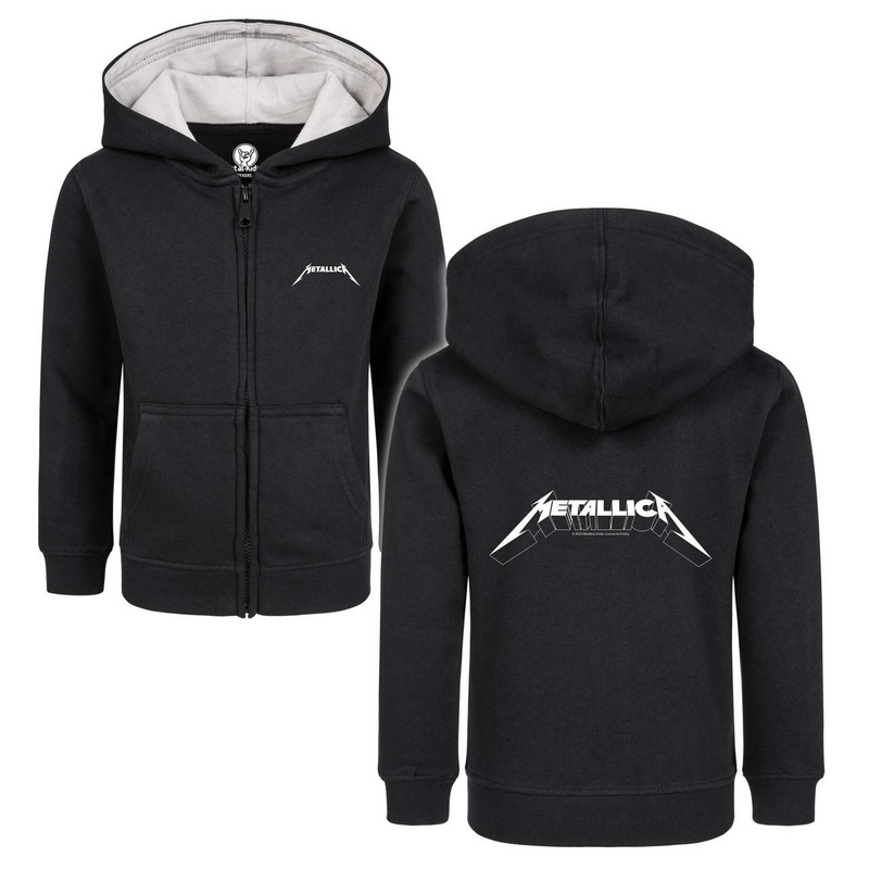 Metallica  Kids' hooded jackets - Metal-Kids - Logo - for Children - black