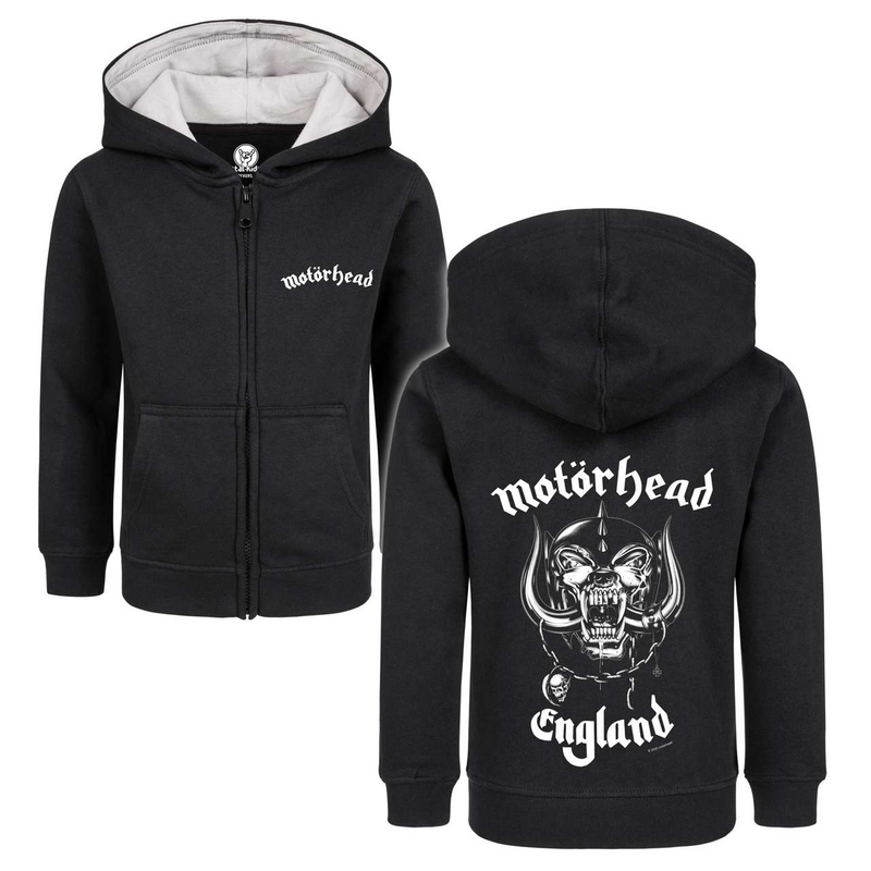 Motörhead  Kids' hooded jackets - Metal-Kids - England - for Children - black