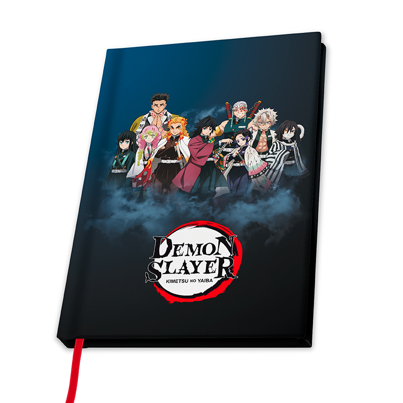 Demon Slayer Anime Notebook - Pillars - multicolour
