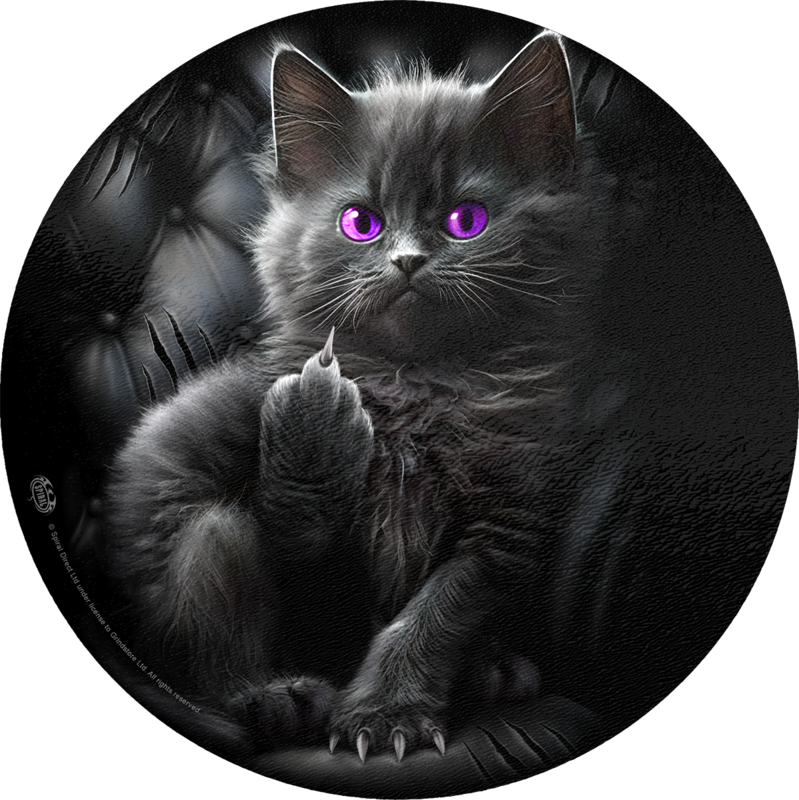 Spiral Gothic Cutting Board - Cattitude - multicolour