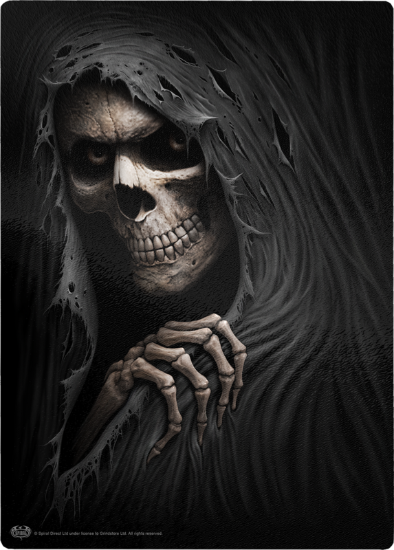 Spiral Gothic Cutting Board - Grim Reaper - multicolour