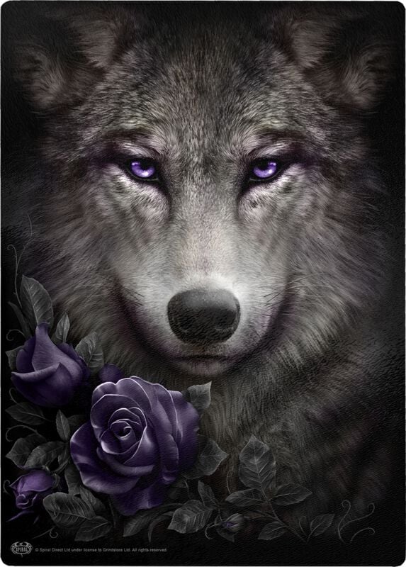 5059341976371 - Wolf Roses Schneidebrett multicolor