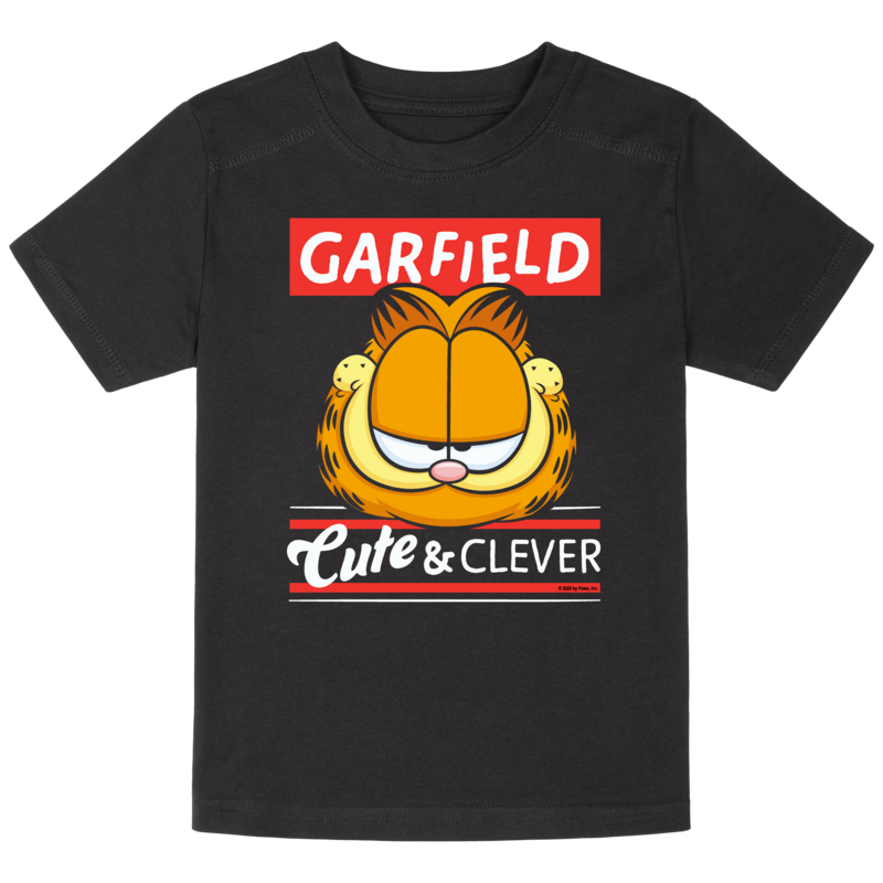 Koszulka Garfield - T-shirt Metal-Kids - Cute & Clever - Dzieci - czarny