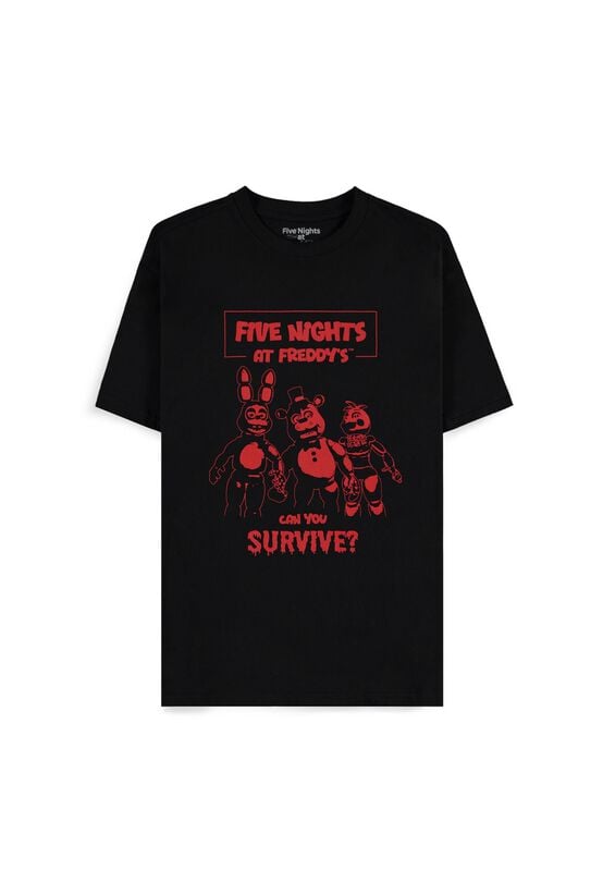 8718526421057 - Five Nights At Freddys Can You Survive T-Shirt schwarz in XL