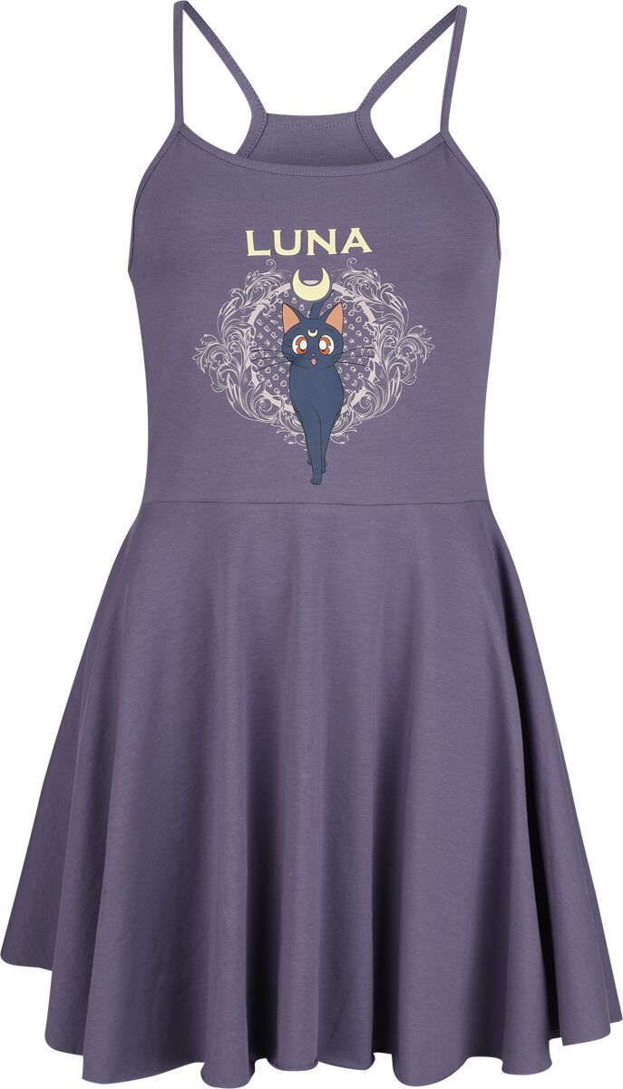Sailor Moon - Anime Kleid knielang - Luna - S bis 3XL - für Damen - Größe XXL - lila  - EMP exklusives Merchandise!