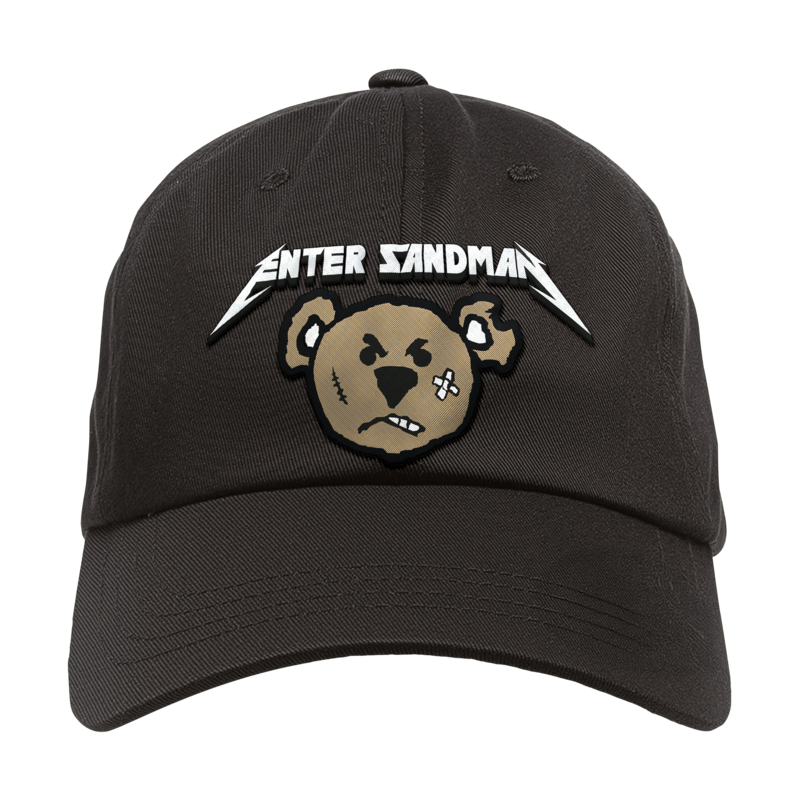 Slogans Fun Cap - Metal-Kids - Enter Sandman - for Children - black