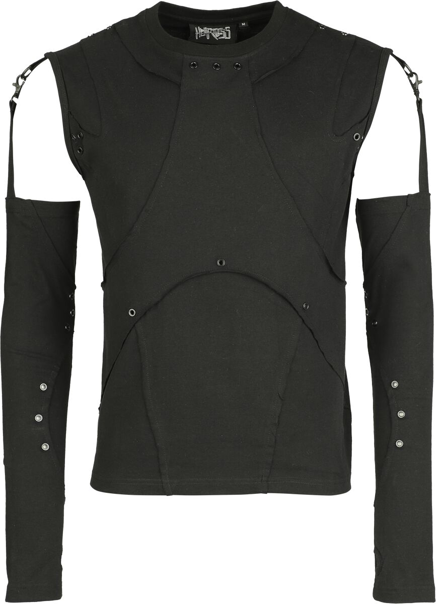 Heartless - Gothic Langarmshirt - Gloomtek Top Mens Black - S bis L - für Männer - Größe M - schwarz