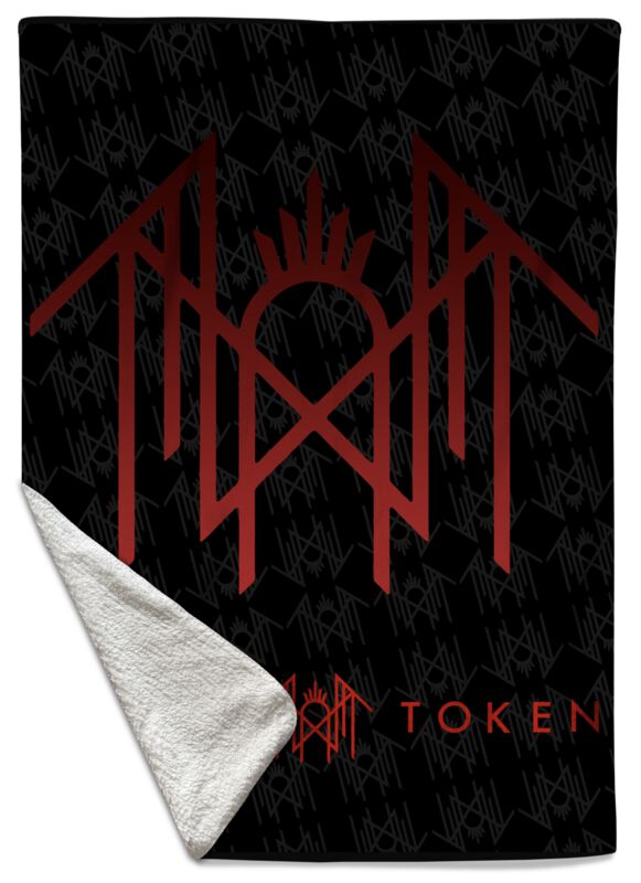 5061098718586 - Red Logo Decke multicolor