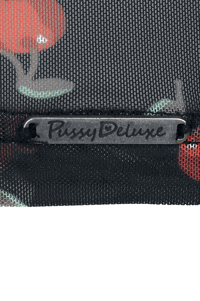 Thumbnail - Pussy Deluxe Sweet Cherries Top schwarz in S