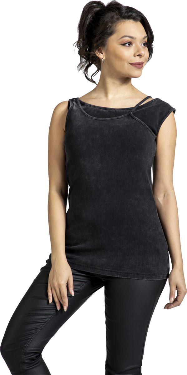 Thumbnail - RED by EMP Basic Top schwarz in S