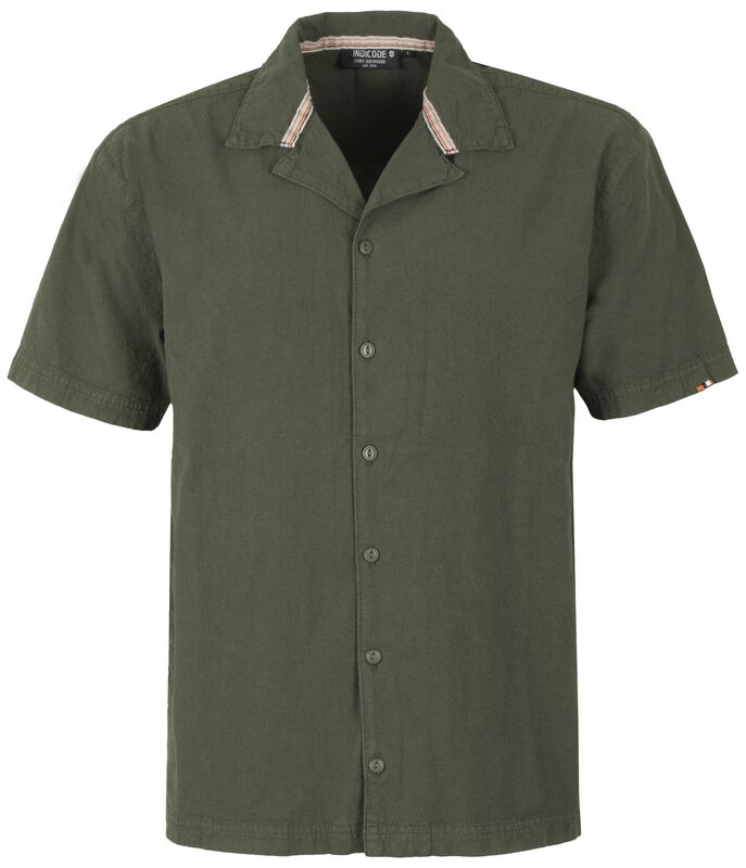 Indicode INMirolo Kurzarmhemd grün in M
