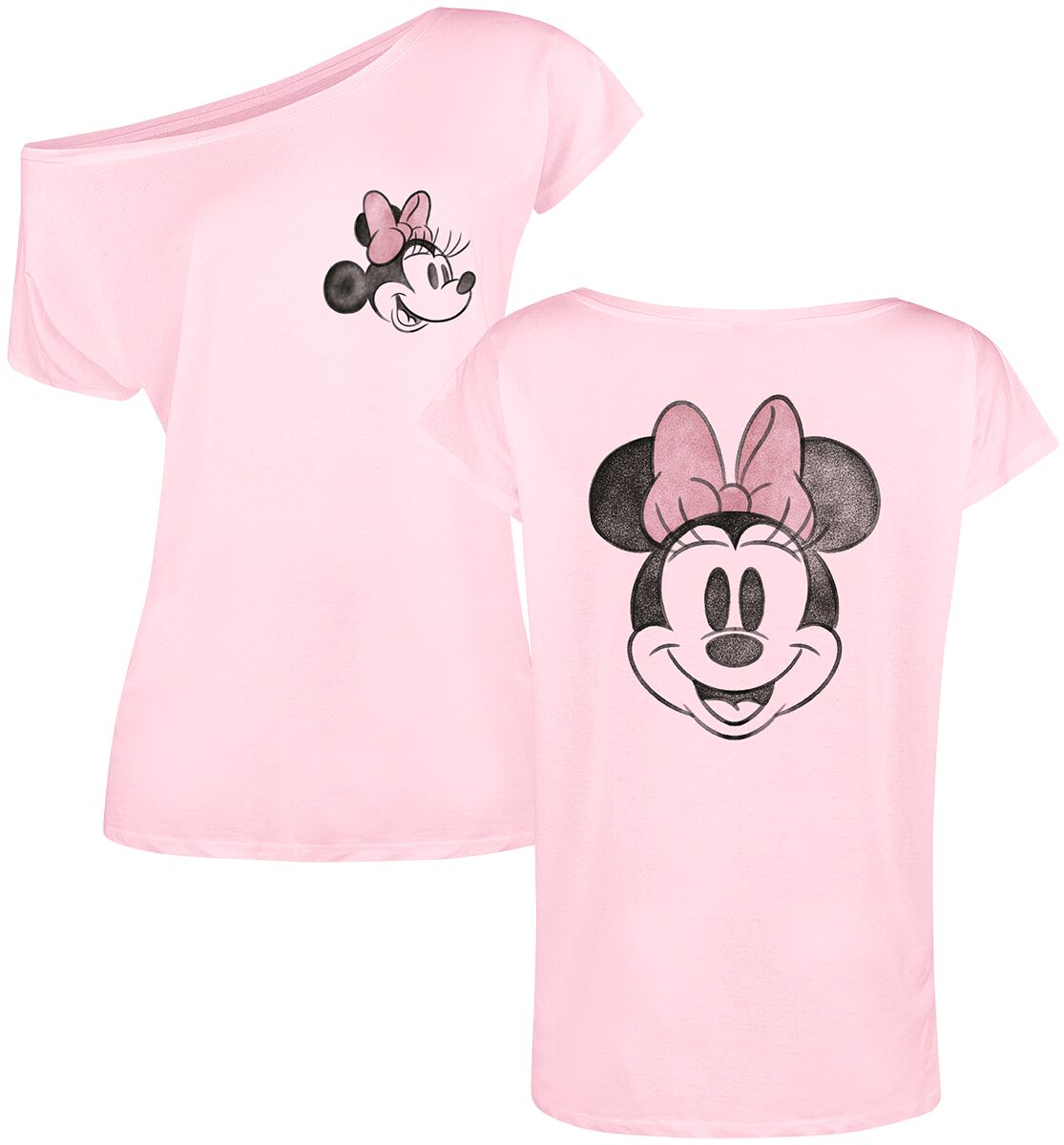 4069225053211 - Minnie Beauty T-Shirt rosa in S