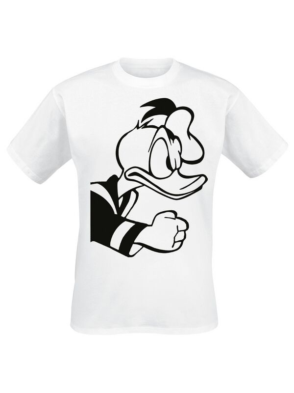 4069225053440 - Angry Donald T-Shirt weiß in M