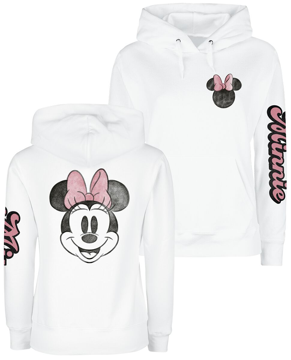 4069225053310 - Minnie Beauty Kapuzenpullover weiß in S
