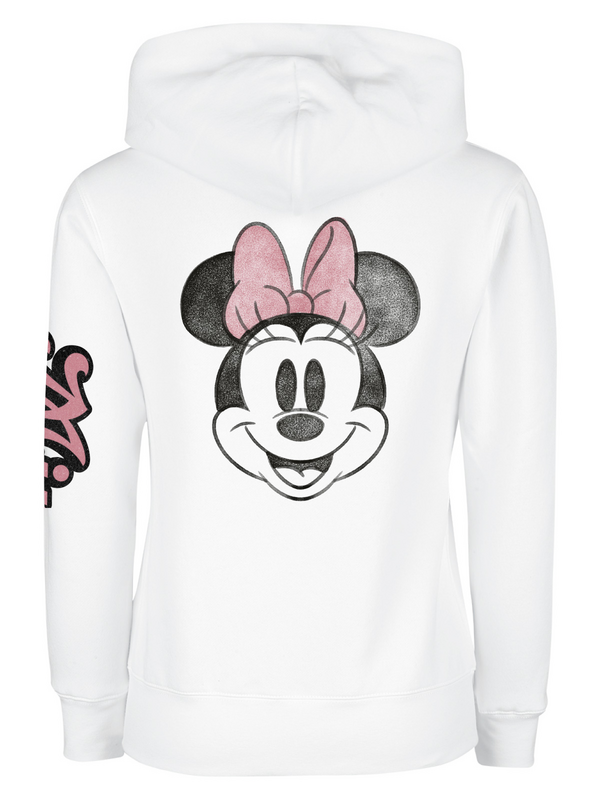 Thumbnail - Micky Maus Minnie Beauty Kapuzenpullover weiß in XL
