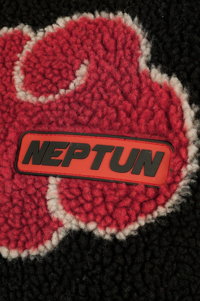 Thumbnail - Naruto Shippuden - Akatsuki Fleecejacke schwarz in S