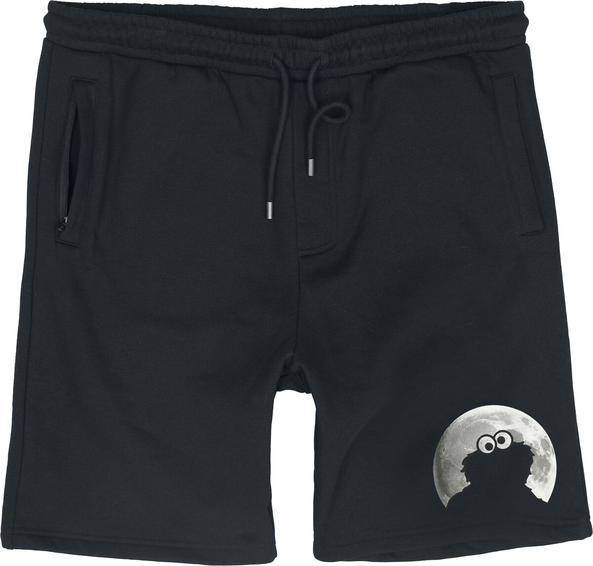 4250979887089 - Cookie Monster - Krümelmonster - Moonlight Short schwarz in XL