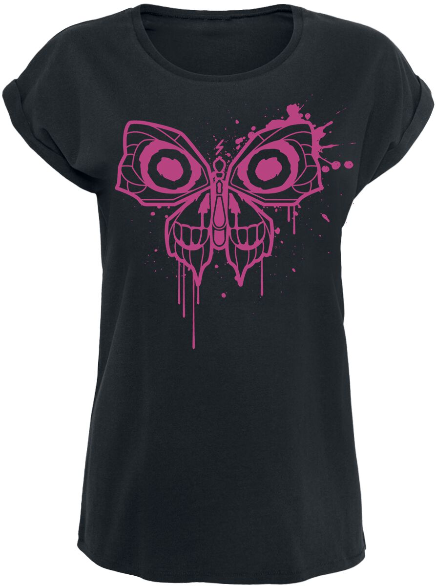 4068143377799 - Arcane - Butterfly T-Shirt schwarz in S