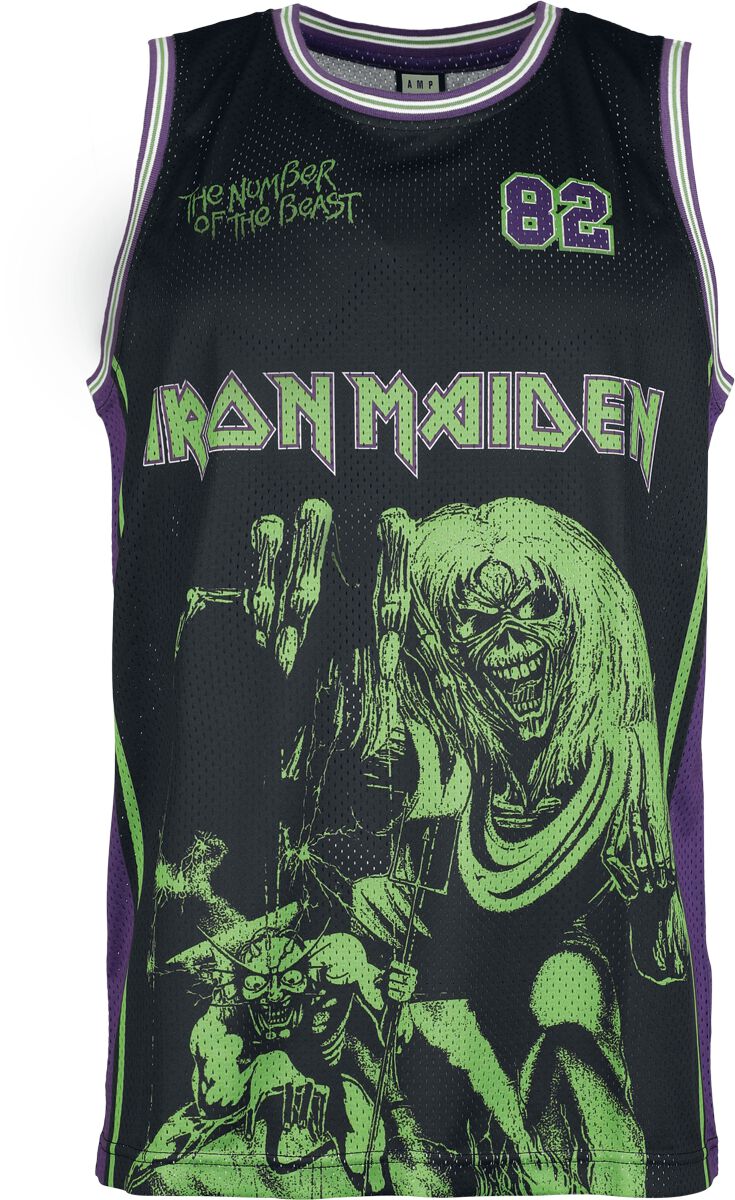 Iron Maiden Amplified Collection - BB Vest Trikot multicolor in L