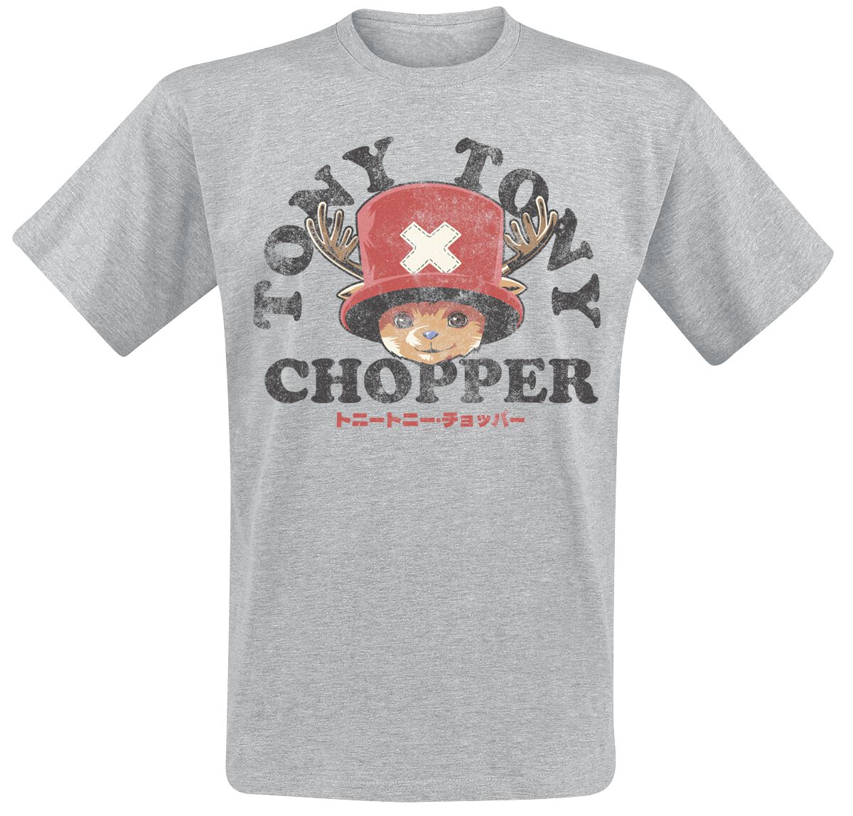 5052777995930 - - Chopper Face T-Shirt grau in S