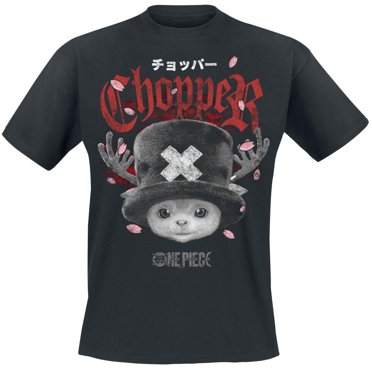 5052777996296 - Onr Piece -Chopper Heavy Metal T-Shirt schwarz in L