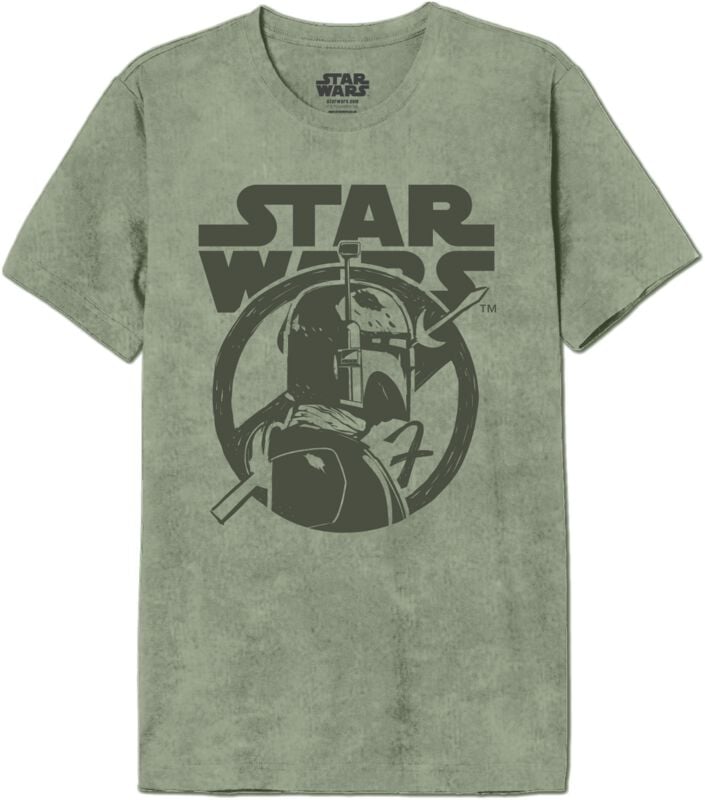 Star Wars - Disney T-shirt - Boba Fett - Profile - Logo - M XXL - för Herr - khaki
