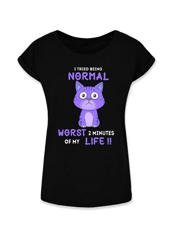Tierisch T-Shirt - Beeing Normal - S bis XL - für Damen - Größe S - schwarz