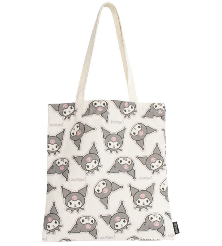 Hello Kitty Anime Fabric bag - Kuromi - natural
