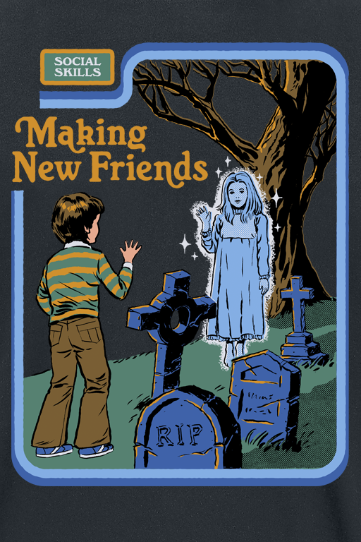4068143379847 - Making New Friends T-Shirt schwarz in L