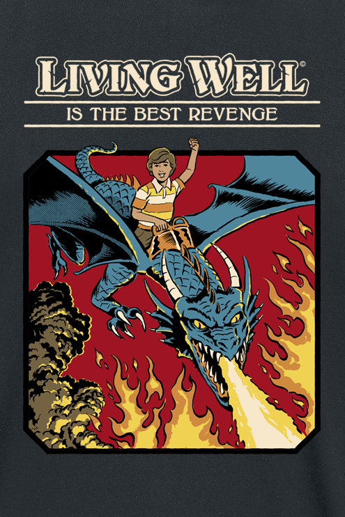 4068143379908 - Living Well T-Shirt schwarz in XL