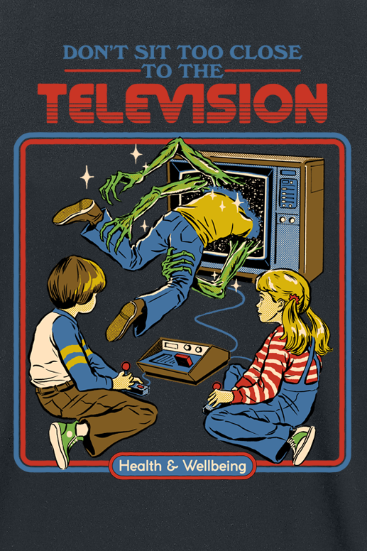 4068143379939 - Don´t Sit Too Close T-Shirt schwarz in M