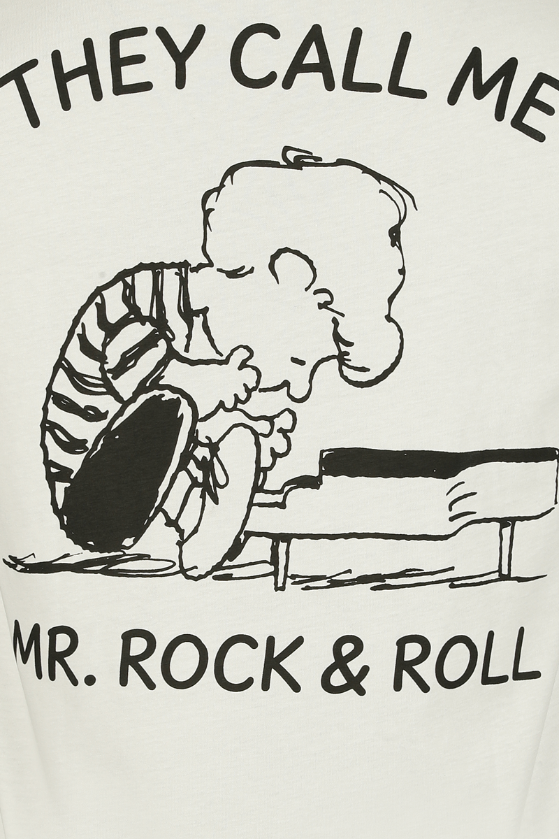 Thumbnail - Peanuts Charlie Brown - They Call Me Mr. Rock & Roll T-Shirt multicolor in XXL