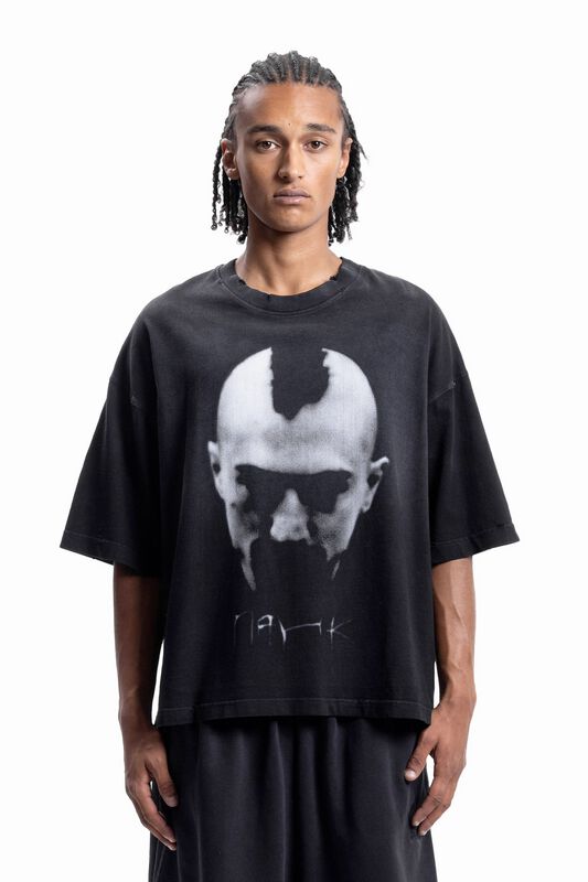 Levně Favela PANK! BLACK WASHED T-SHIRT Tričko černá
