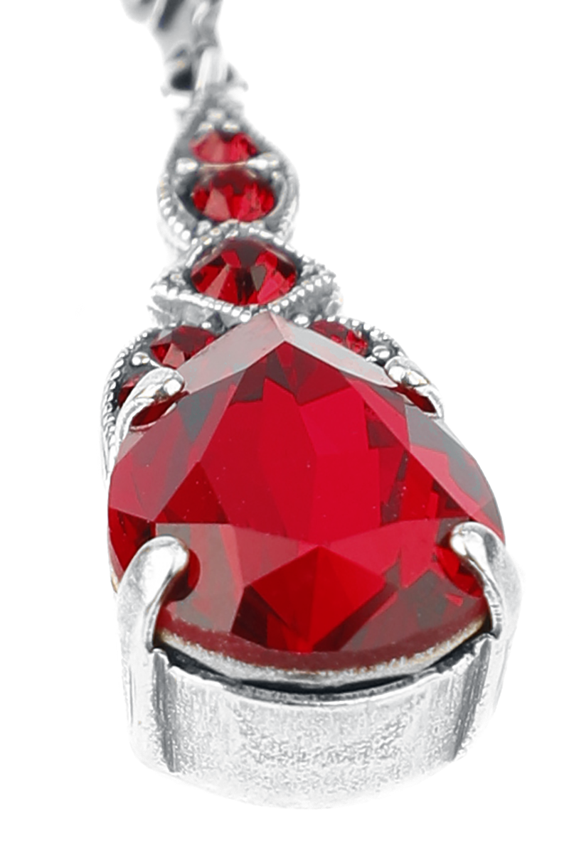 4250558403846 - Herzträne Ohrring silberfarben