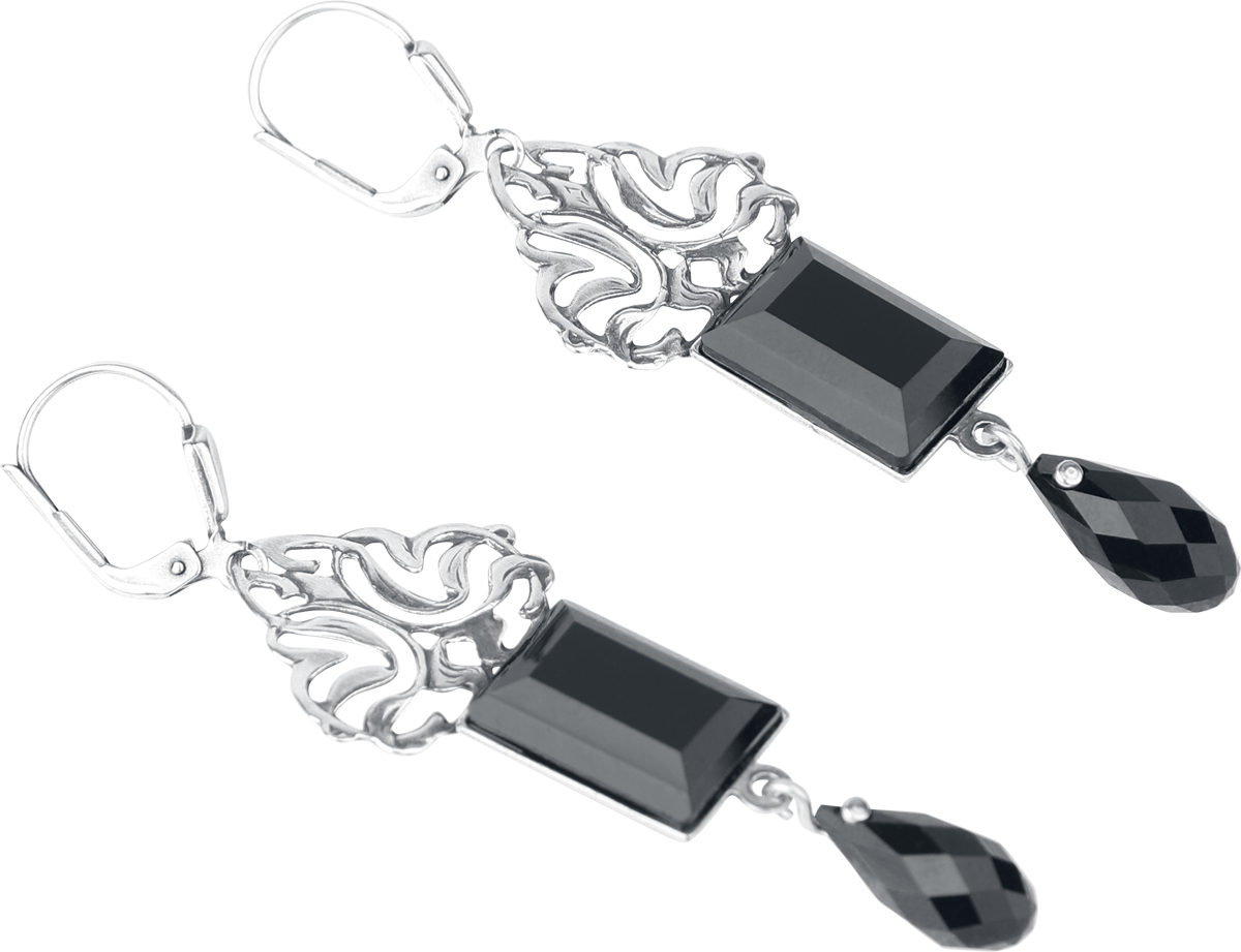 4250558403952 - Nachtblatt Ohrring silberfarben