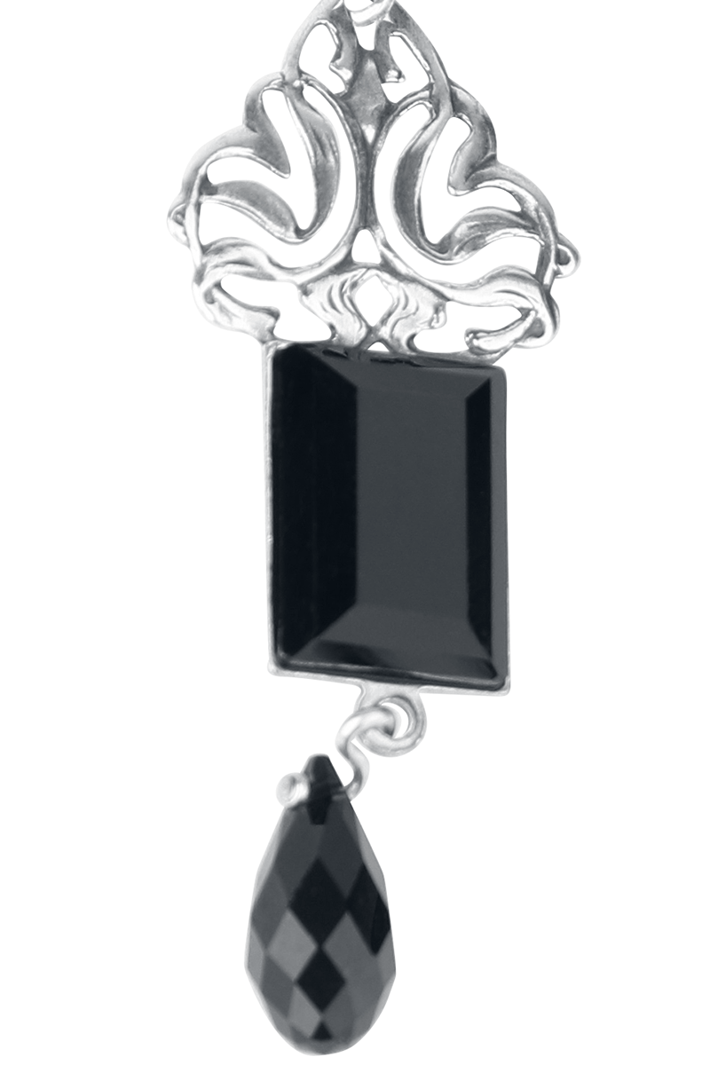 4250558403952 - Nachtblatt Ohrring silberfarben