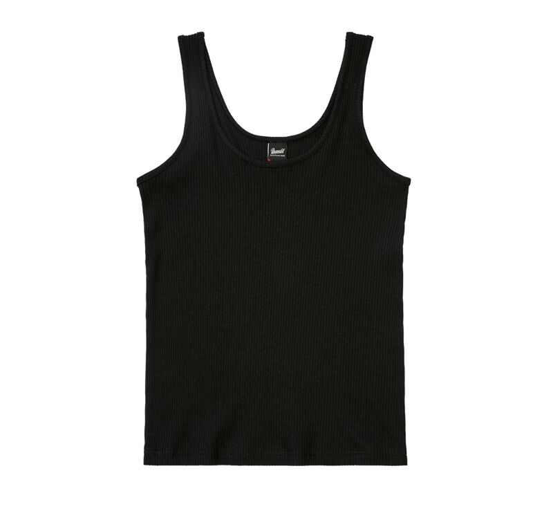 Brandit Top - Women Tanktop Mya, Rip - S Tot 5XL - Voor Vrouwen - Zwart