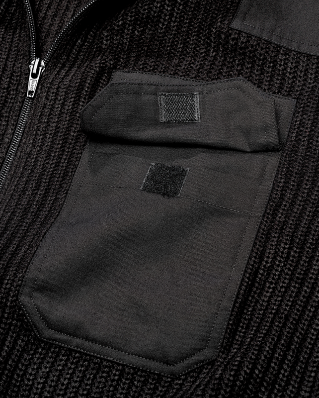 Thumbnail - Brandit BW Cardigan Cardigan schwarz in XXL