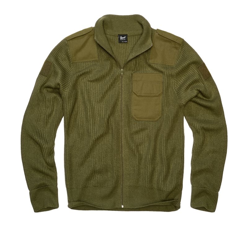 Cardigan  av Brandit - BW Cardigan - Herr - oliv