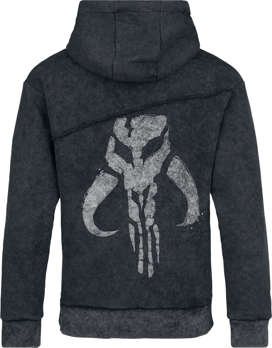 5056811568470 - The Mandalorian - Logo Kapuzenpullover schwarz in XXL